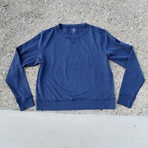Rhoback Pace Performance Crew Size L in Blue Long Sleeve